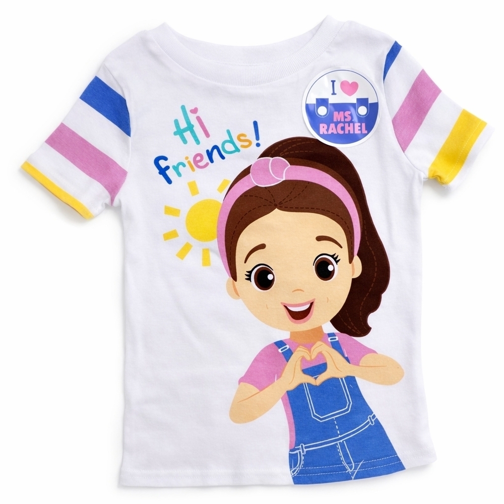 Ms. Rachel Toddler Pajama Set Hi Friends 2-Piece | Sizes 4T | NWT - Picture 2 of 3